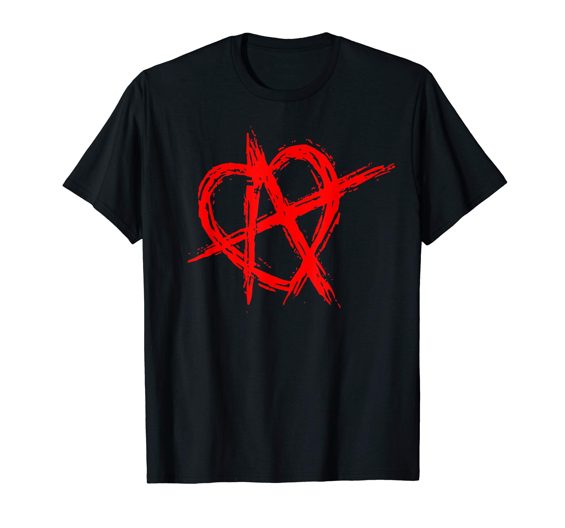 Honesty Respect & Freedom - Your RA Heart SymbolRelationship Anarchy Symbol Logo RA Free Poly Love Anarchist T-ShirtOEKO-TEX STANDARD 100
