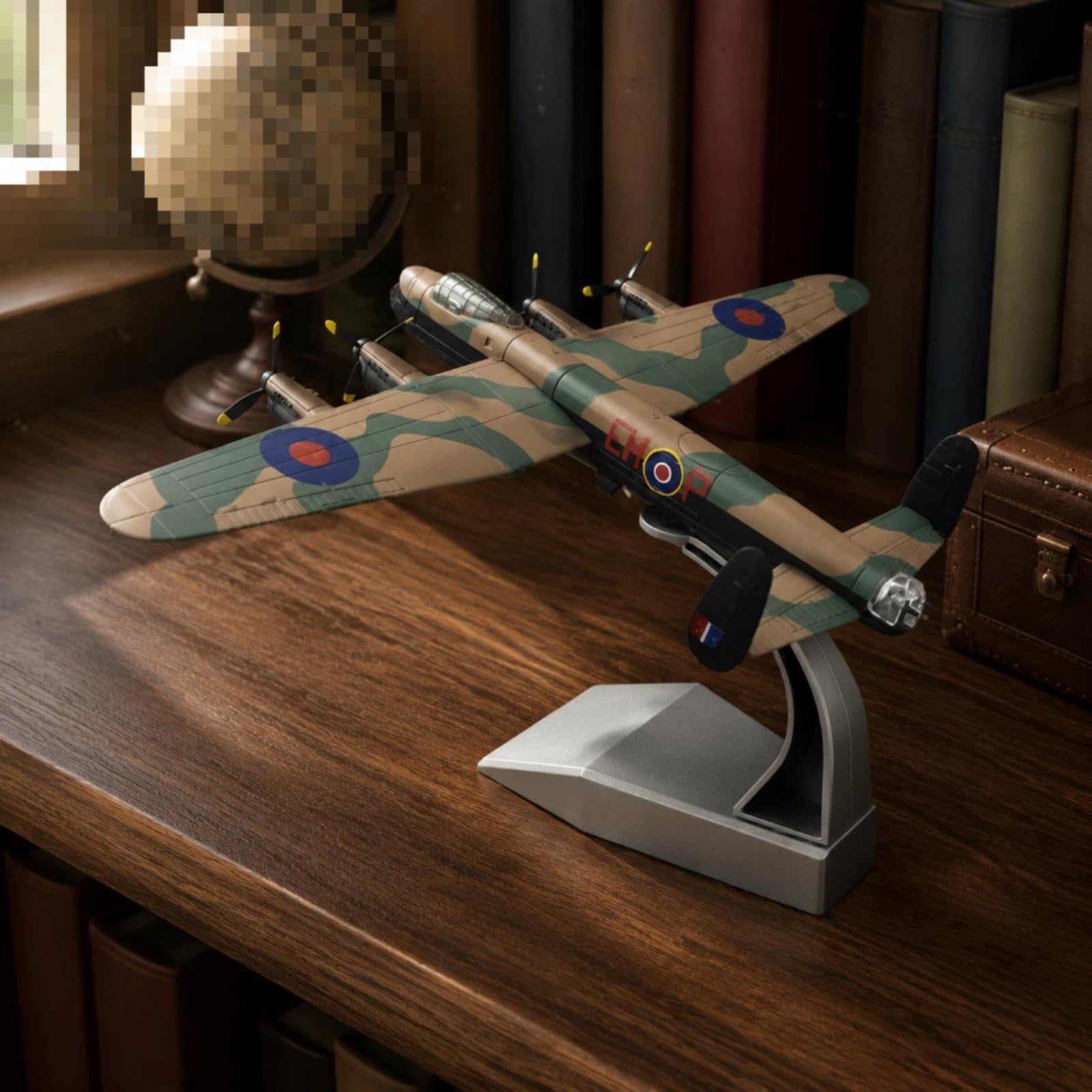 Modelo de Bombardero Bombardero Histórico Aleación Maqueta Histórico Muy Detallado Metal Fundido para Coleccionistas, Exposición
