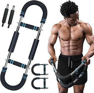 RELIFE REBUILD YOUR LIFE Twister Arm Trainer Entraîneur Avant Bras Appareil Musculation Pectoraux Maison Portable 3 Niveaux Extenseur Expandeur Poitrine