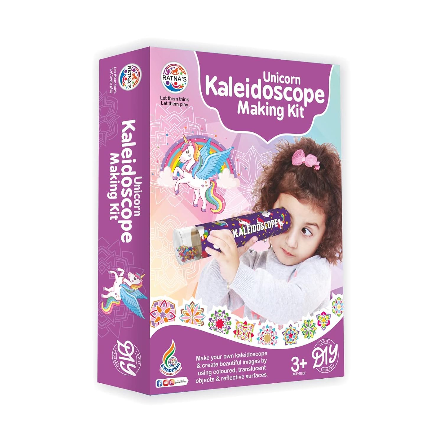BKDT Marketing Kaleidoscope Making Kit Play Set for Kids – DIY Making kit- Kaleidoscope Return Gifts for (KaleidoscopeKit-Pink) BKDT Marketing Kaleidoscope Making Kit Play Set for Kids – DIY Making kit- Kaleidoscope Return Gifts for (KaleidoscopeKit-Pink)