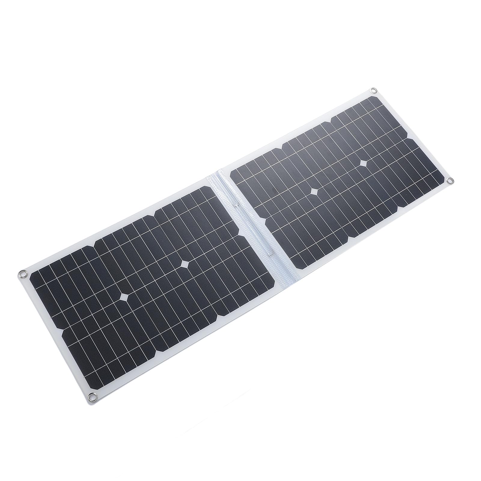 Caricabatterie Efficiente Pieghevole a Pannello Solare per Viaggi in Campeggio, Escursionismo - Silicio Monocristallino 40W 2xUSB 1xType C 1xDC per gli Appassionati di attività All'aperto