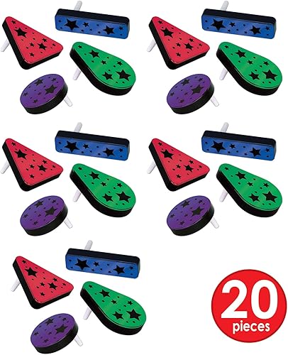 Miniatura 4 de Beistle 80230 20 piezas MC plástico metálico ruidos