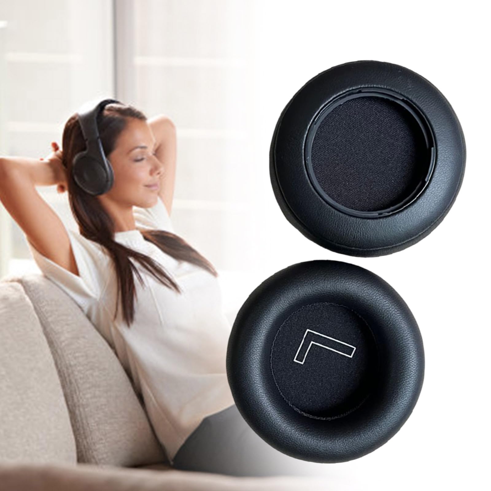 1 paire de coussinets de rechange souples pour casque H9 en éponge, cache-oreilles, manchon de rechange