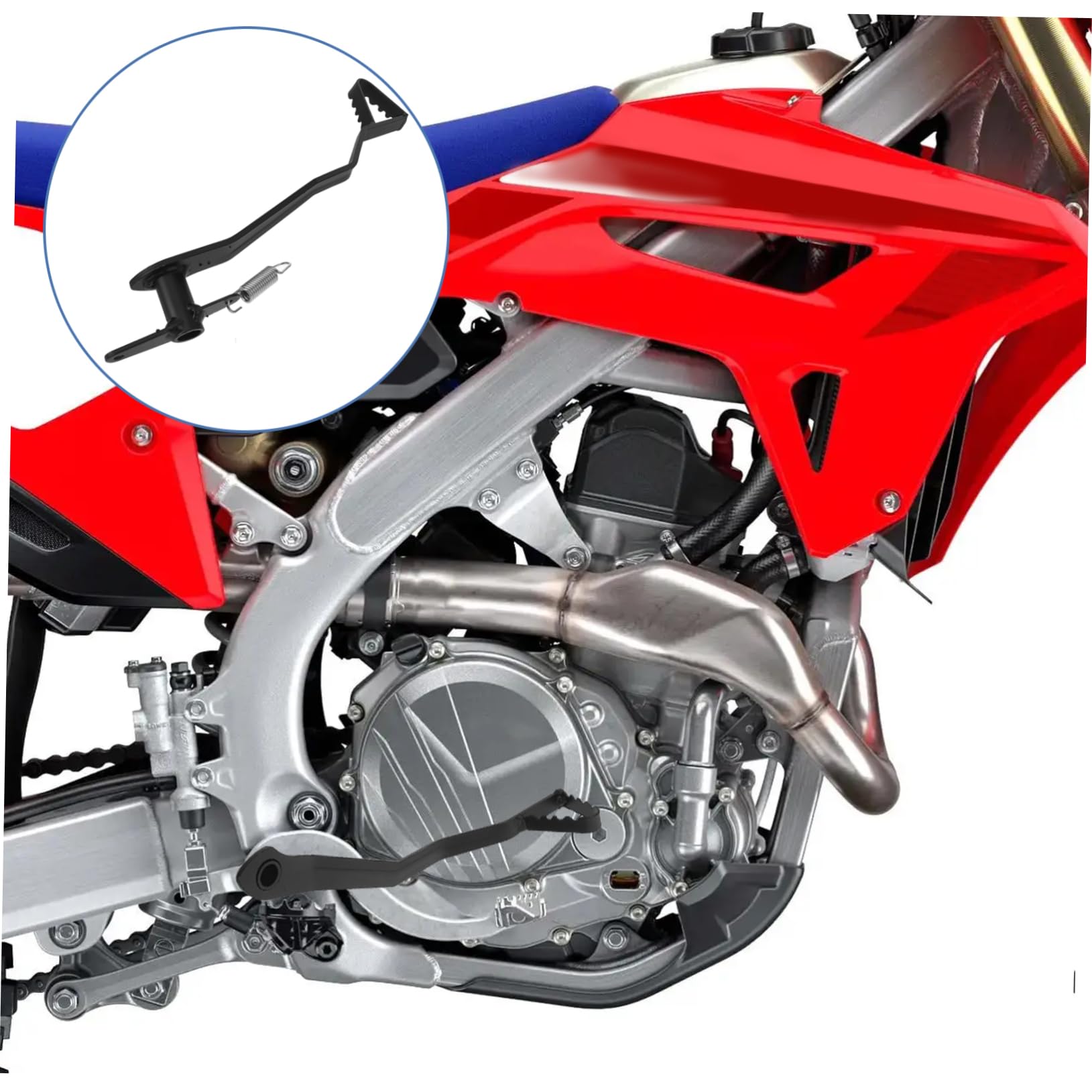 OUNONA 5stücke Dirt Bike Hinterer Bremshebel Mit Fußpedal Und Für Motorräder Konstruktion Einfache Installation Verbesserte Bremsleistung Und Für Offroad-fahrten