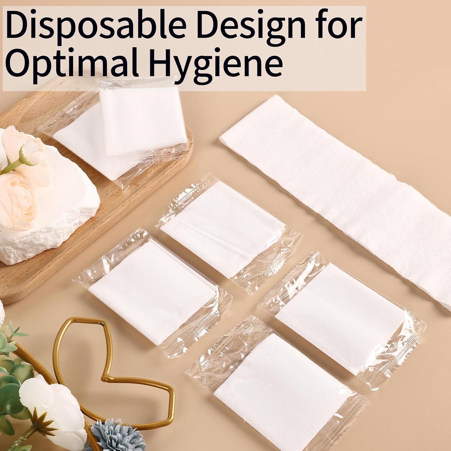 Meifuly 100PCS Disposable Headband for Women, Soft & Stretchy Non-woven Fabric Spa Hairband for Makeup, Washing Face, Esthetician Salon Supplies, Travel - Image 9