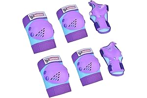 Elbow and Knee Pads Kids 8-12 - All-in-One Safety Gear Set
