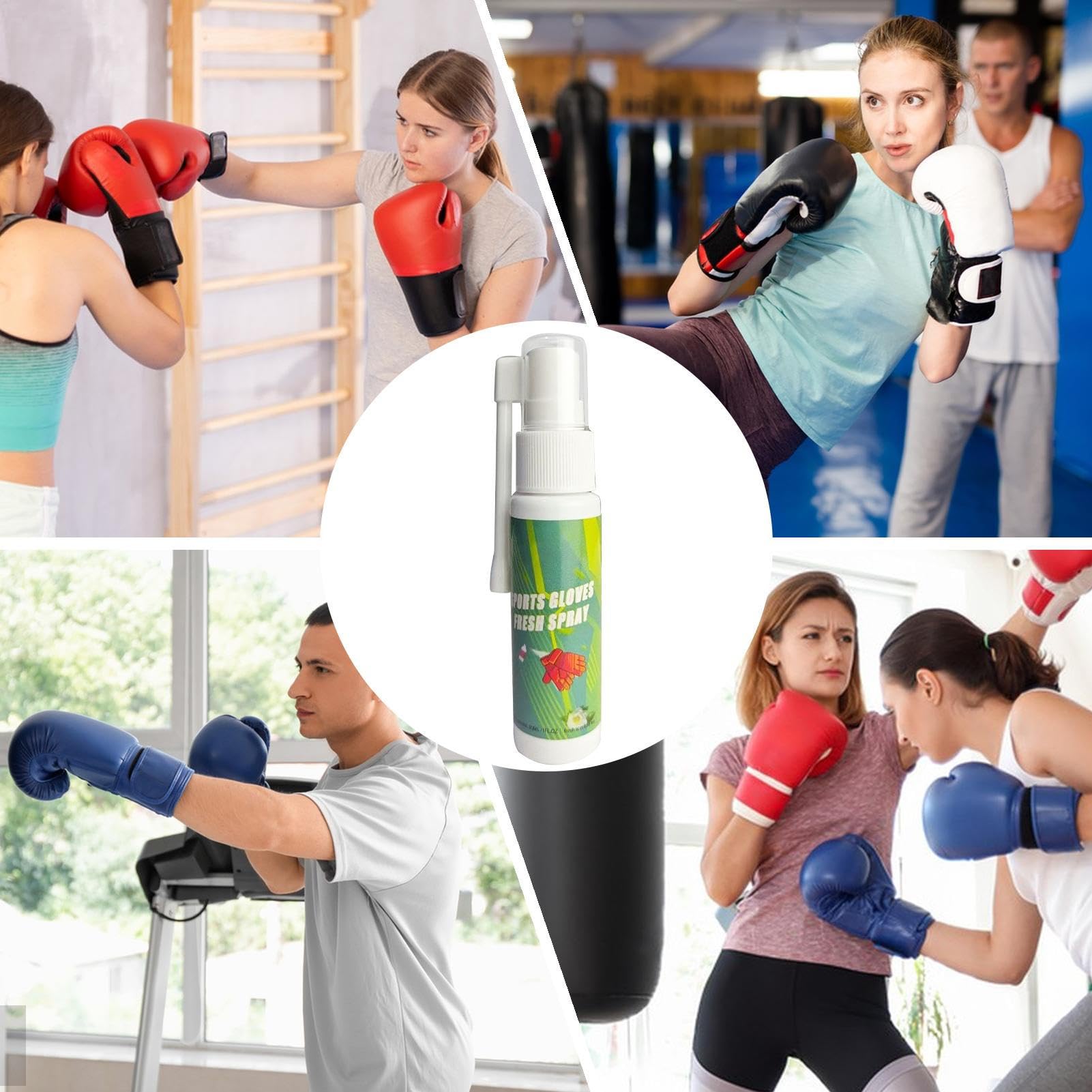 Spray de olor para guantes de boxeo, 30 ml, desodorante para bolsa de gimnasio, espray ambientador para botas de trabajo, equipo atlético, guantes de boxeo, ropa, bolsas de gimnasio, casco, zapatos