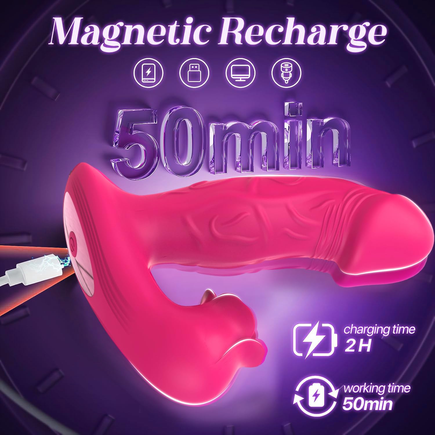 vibradorador mujer juguetes eróticos, Succionador Clítoris Vibrador femenino,Vibradores Punto G con control remoto, 10 * 10 modos, consoladores para mujer con vibración juguetes sexuales