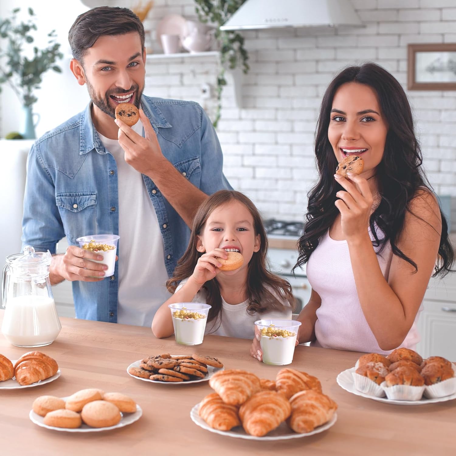 JOLLY CHEF 300 Pack Clear Plastic Cups, 9 oz Crystal Clear PET Party Cups, Classic Clear Disposable Wine Cups for Wedding, Thanksgiving, Birthday, Halloween, Christmas Party - Image 9