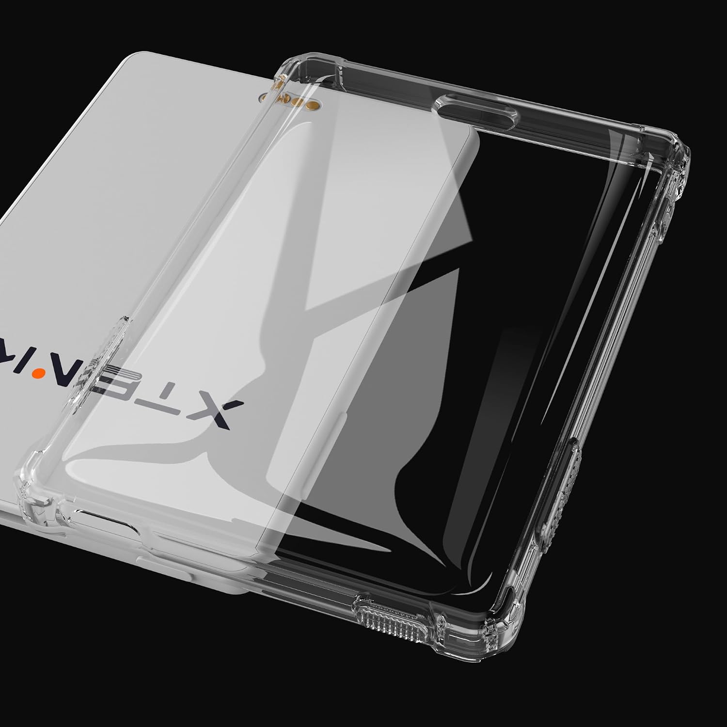 Case for 3.7" Xteink X3 eReader,Clear Soft TPU Back Cover | Thin & Lightweight,Transparent Flexible Skin Bumper Back Shell,Scratch Proof & Shockproof