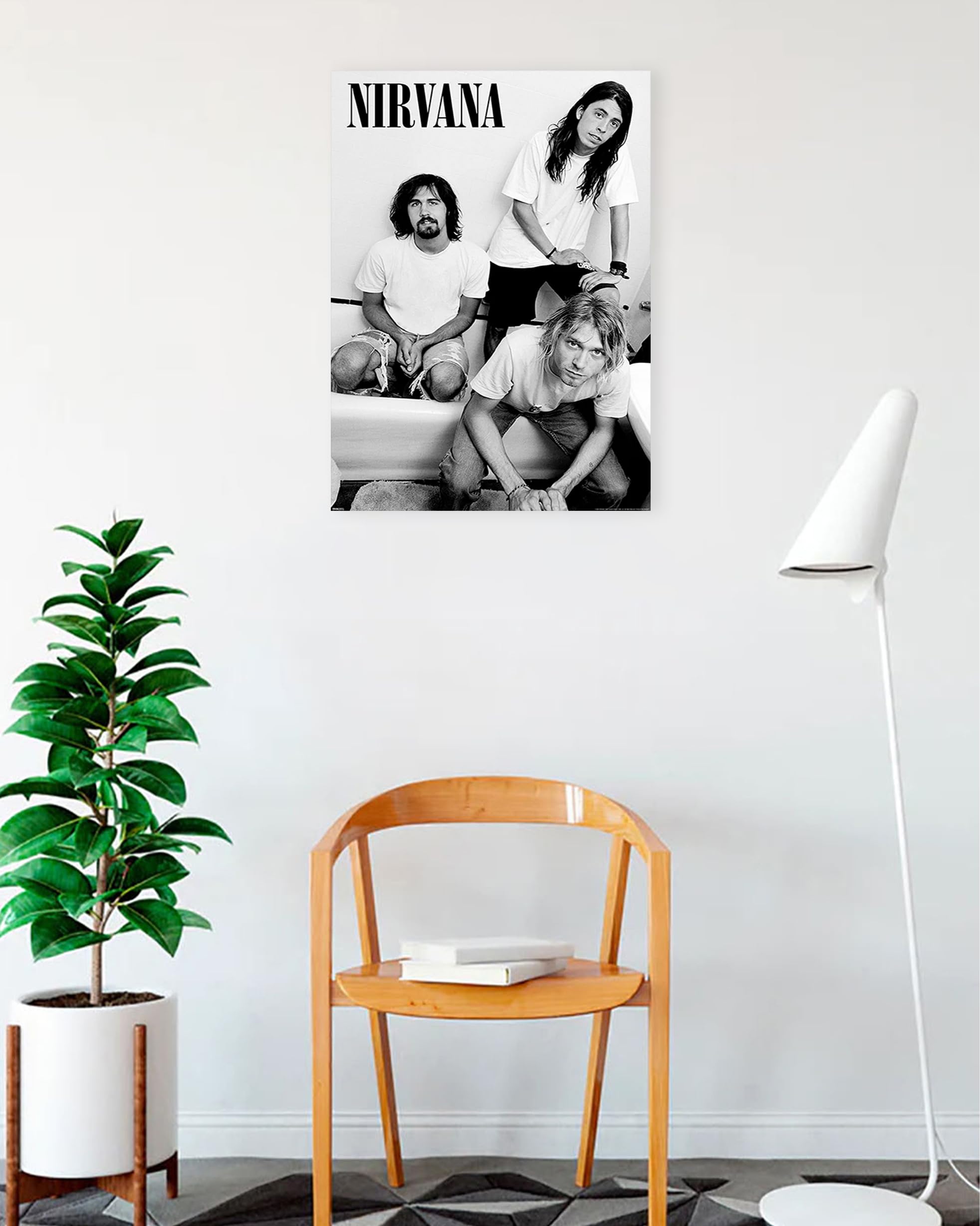 Amazon.com: BUY ART FOR LESS Officially Licensed Nirvana - Band