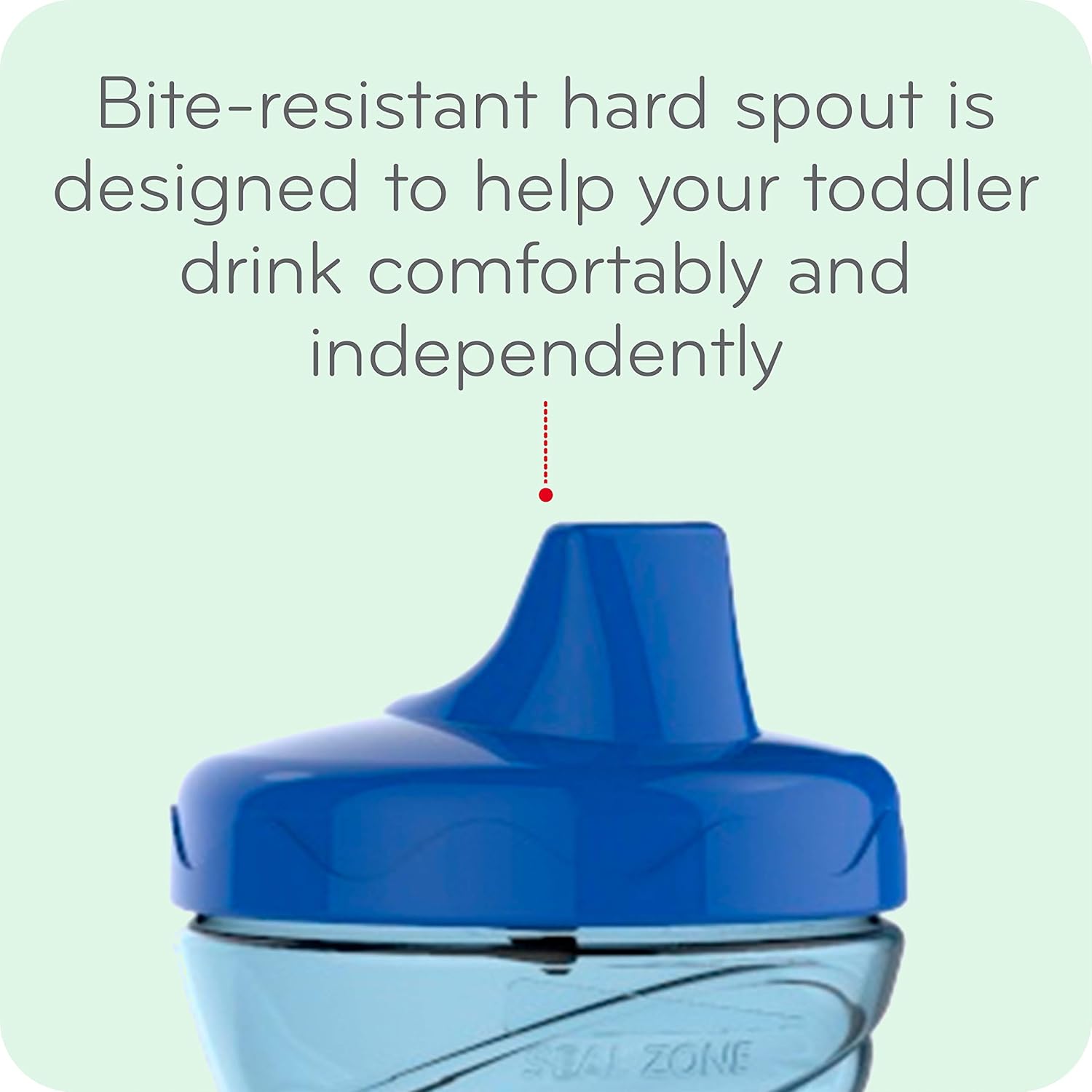 First Essentials by NUK Fun Grips Hard Spout Sippy Cup, 10 oz, 2-Pack (69729) : Baby