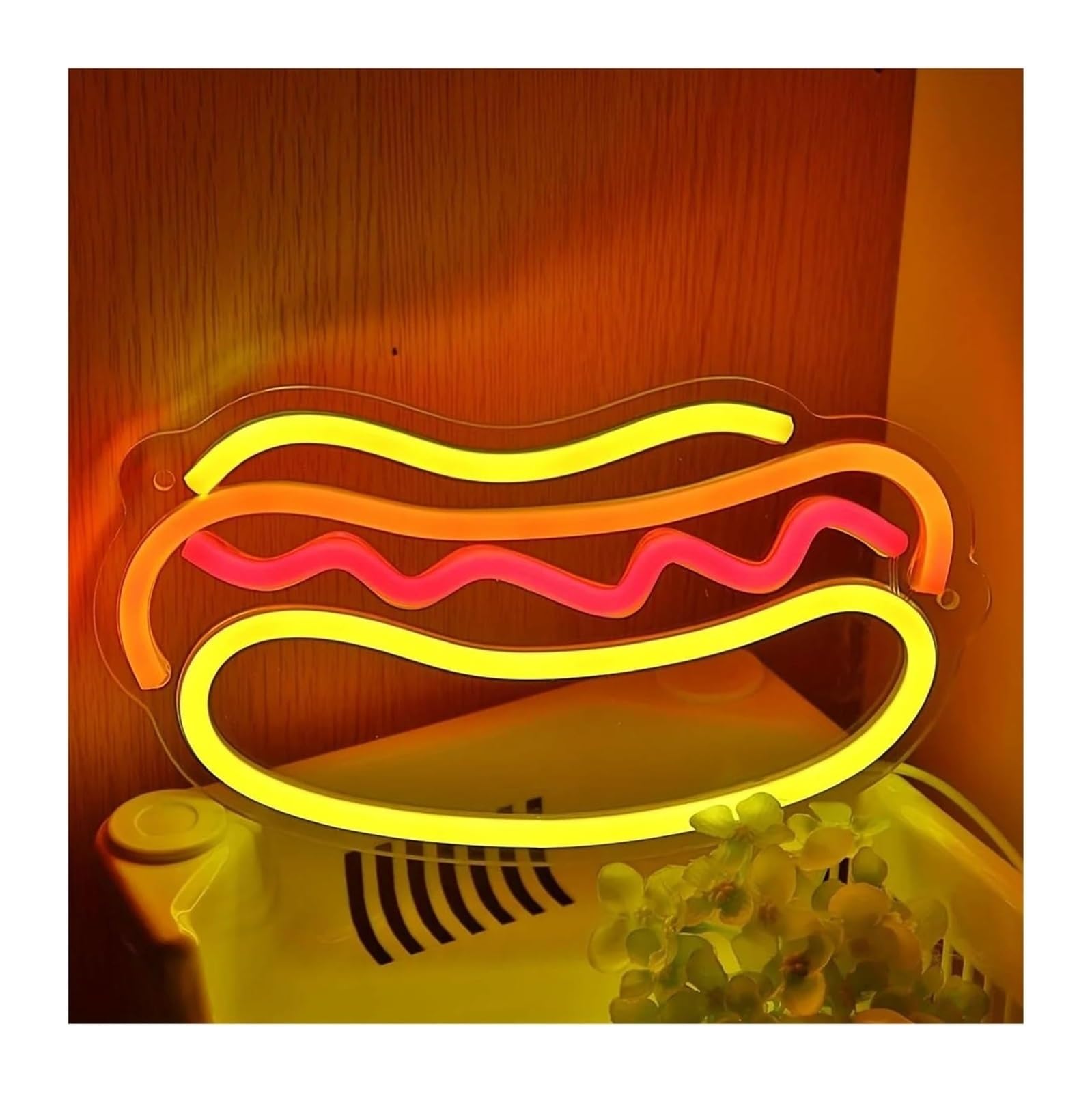 Generico Per la decorazione delle feste con insegne al neon, LED da parete per notturne