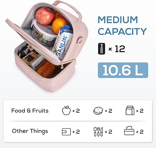 Miniatura 2 de TOURIT Bolsa de almuerzo y 2 bolsas de hielo para mujer, combinación perfecta