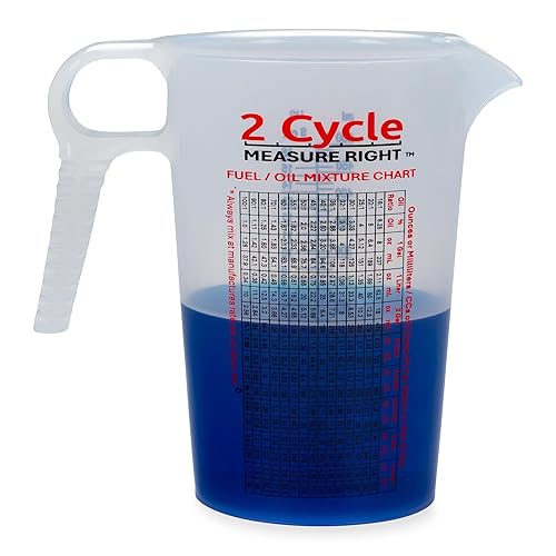 2 Stroke Oil Measuring Cup - 16 Oz Oil Gas