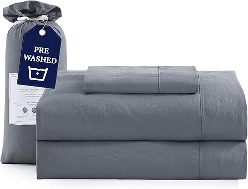 Miniatura 9 de Casa Platino Juego de sábanas tamaño individual XL, sábanas prelavadas, ultrasuaves y transpirables de microfibra cepillada, sábanas acogedoras