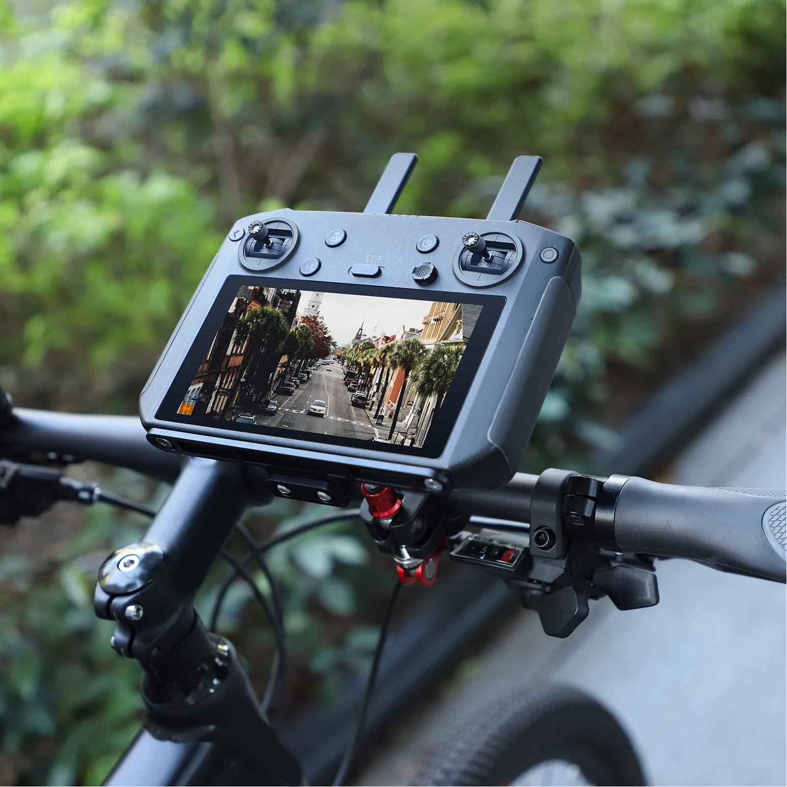Soporte de Montaje de Bicicleta para Controlador RC, Clip de Abrazadera de Manillar de Control Remoto Ajustable, Accesorio de Fotografía de Drones, 22 a 26 Mm