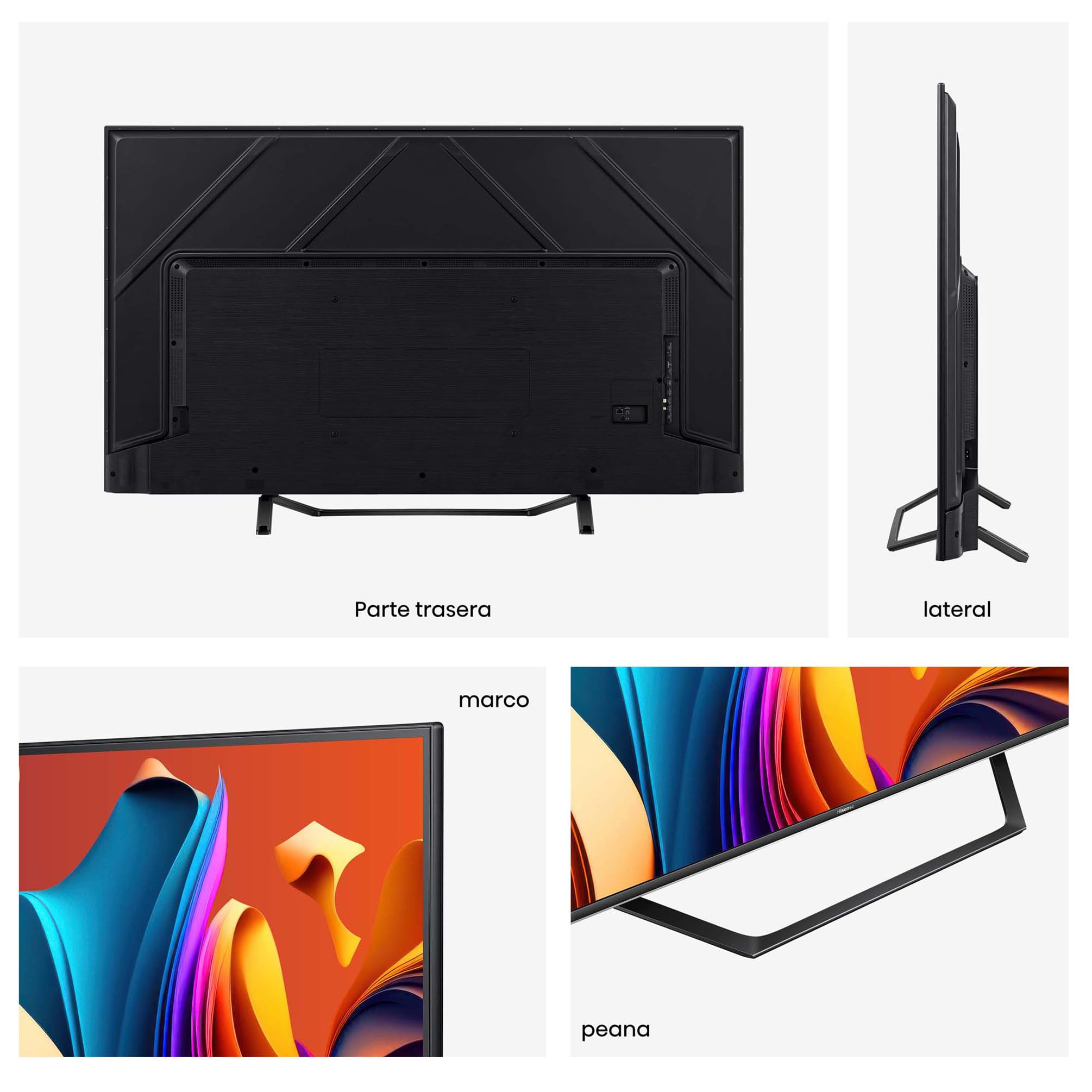 Hisense 43A7NQ - QLED Smart TV, 43 Pulgadas, con Quantum Dot Colour, 60Hz VRR 120 fps, Dolby Vision, Bluetooth&HDMI, Compartir en el televisor, Alexa Built-in (Nuevo 2024)