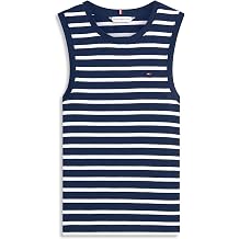Tommy Hilfiger Women's Slim Cody C-nk Tank Top Ww0ww47806 Other T-Shirts Pack of 1