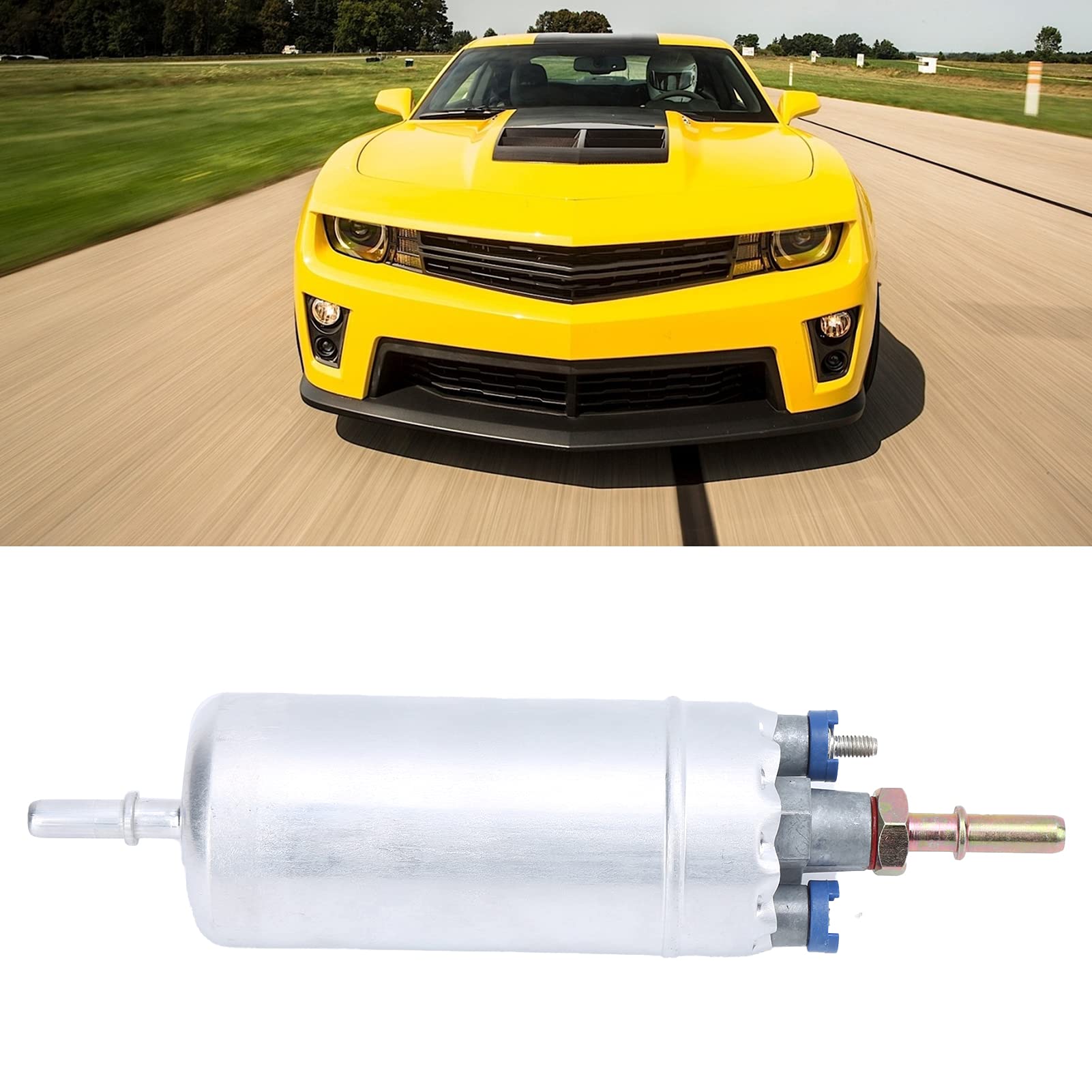 Aramox Zewnętrzna Pompa Paliwa 12V 5 Bar 150L/H Stop Aluminium 0580464075