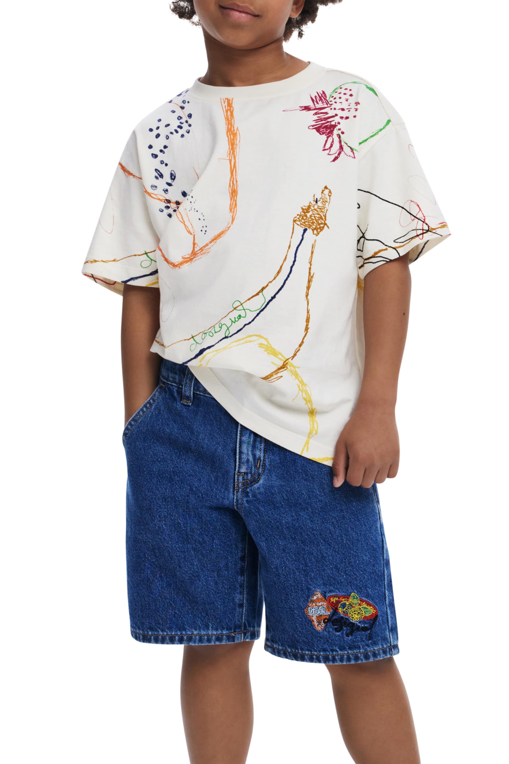 Desigual Denim_Doble Jeans para Niños