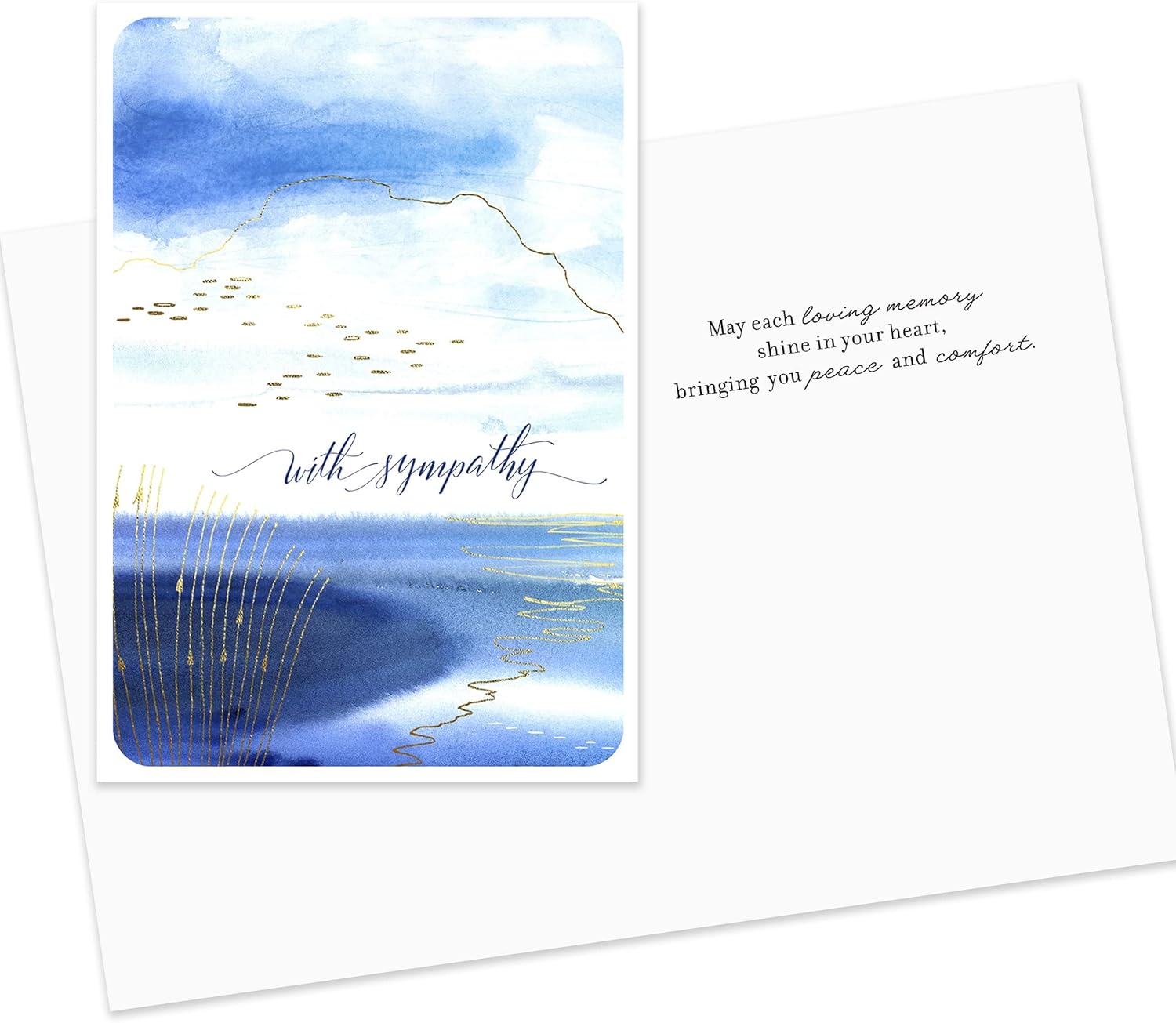 Hallmark Business 25 Pack Bulk Assorted Sympathy Cards (Respectful Condolences)
