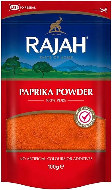 Rajah Spices Paprika Powder | Paprika | Ground Paprika | (100g)