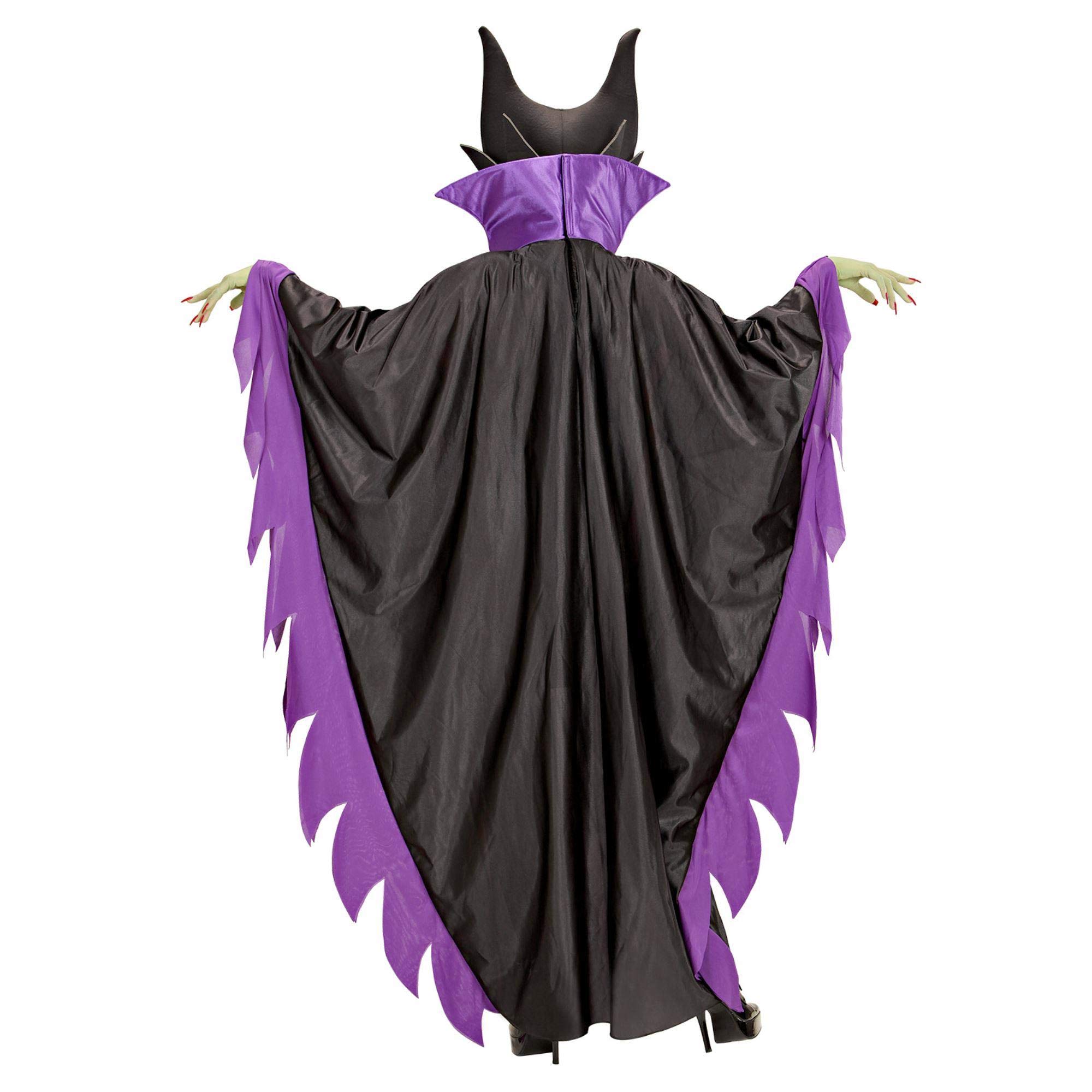 W WIDMANN MILANO Party Fashion - Costume Malefizia, vestito, strega, fata cattiva, Halloween, carnevale
