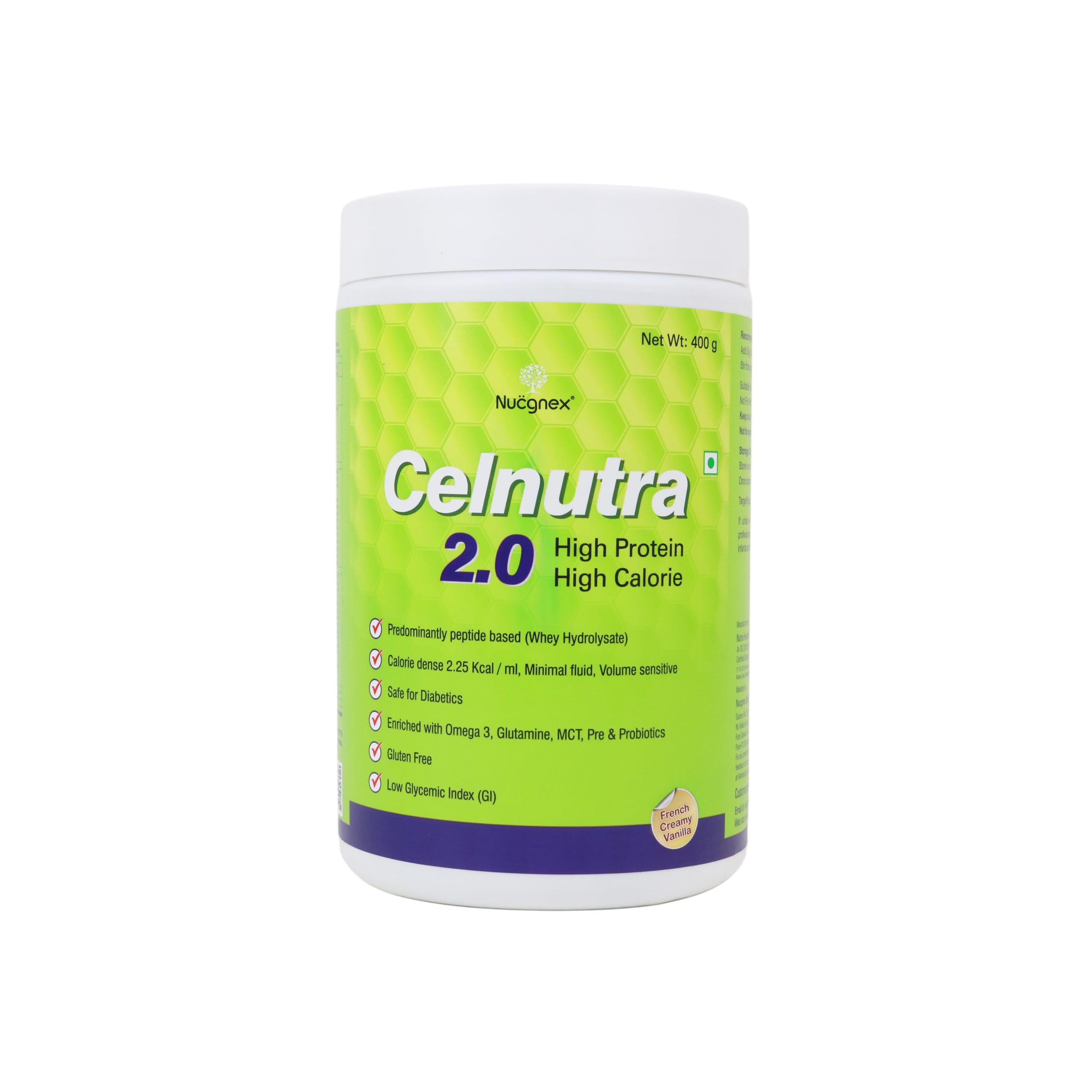 2.0 High-Calorie Nutritional Protien Powder | Advanced MCT & Whey Blend for Faster Recovery | Gut-Friendly with Prebiotics & Probiotics | Fluid-Restricted Diets | No Added Sugar (400g)-image-7