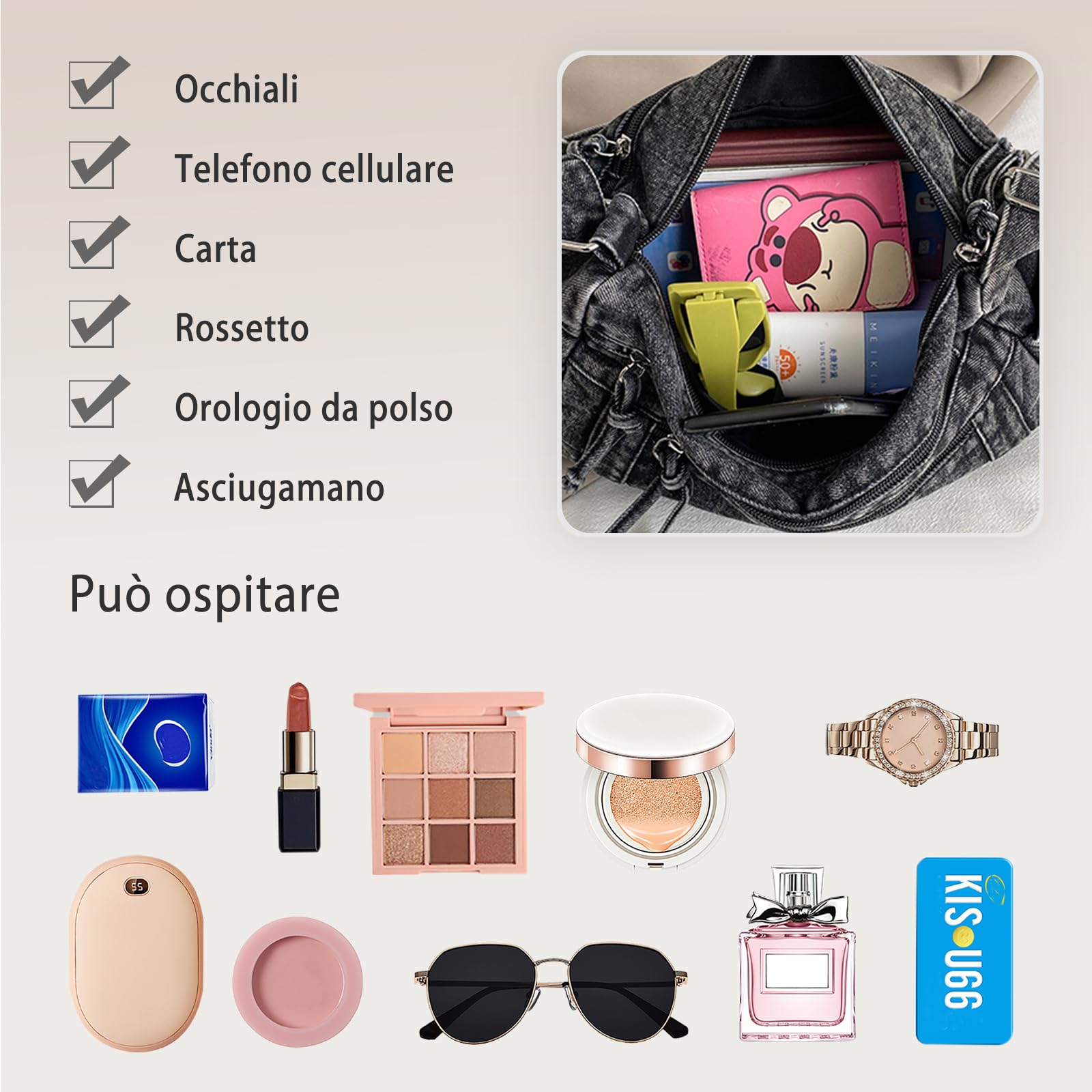 Borsa a Tracolla in Denim da Donna Borsa a Spalla in Jeans Retro Borsa a Mano Grande Capacità Borsa per la Spesa Leggero Borse Messenger Casuale Lavoro Shopping Viaggi Tote Blu