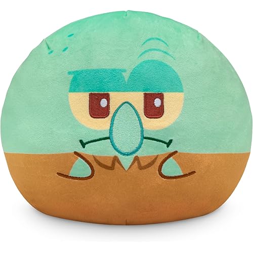 TeeTurtle Spongebob Squarepants 6" Reversible Plushie - Spongebob Squarepants and Squidward Tentacles - Bikini Bottom Buddies Amazon Exclusive - Cute Kawaii Soft Stuffed Animal