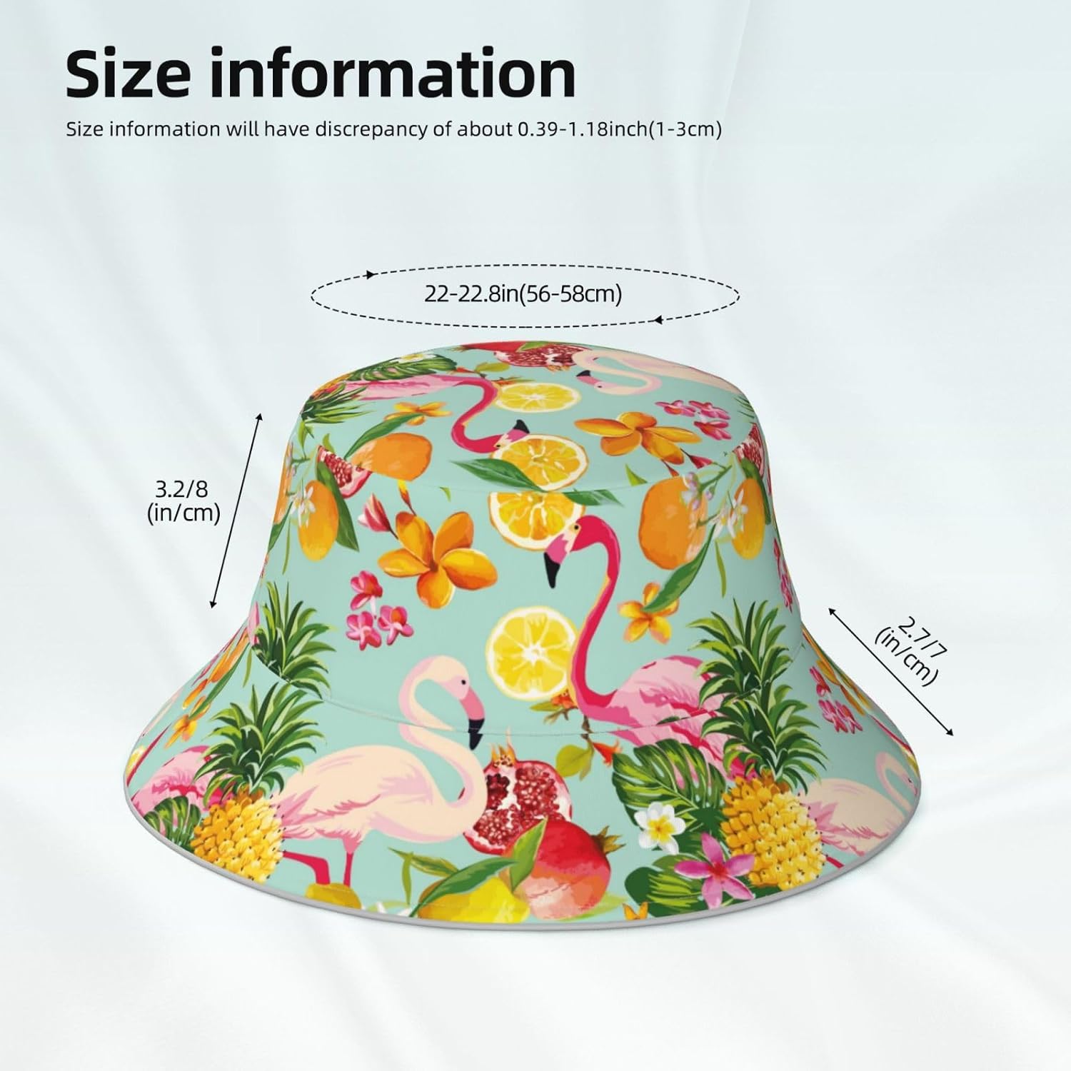 Hat Reversible Fisherman Hats Double Sided Wearing for Women Men Boys Girls - Image 5