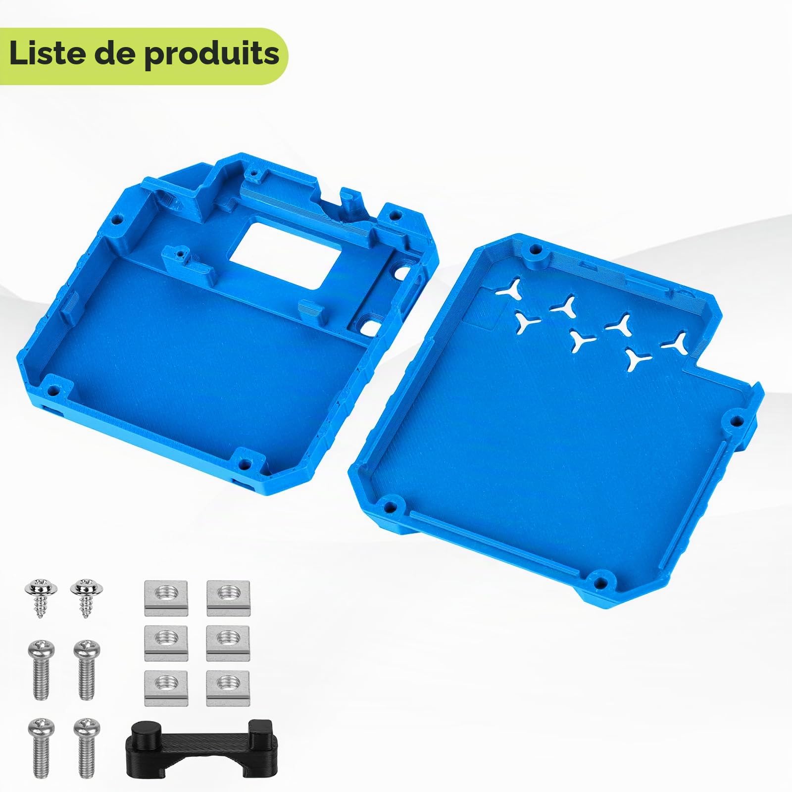 1 paquet ESP32 pour boîtier Heltec V3, carte de développement LoRa, boîtier Meshtastic avec connecteur d'antenne et interface de type C, (N33, bleu)