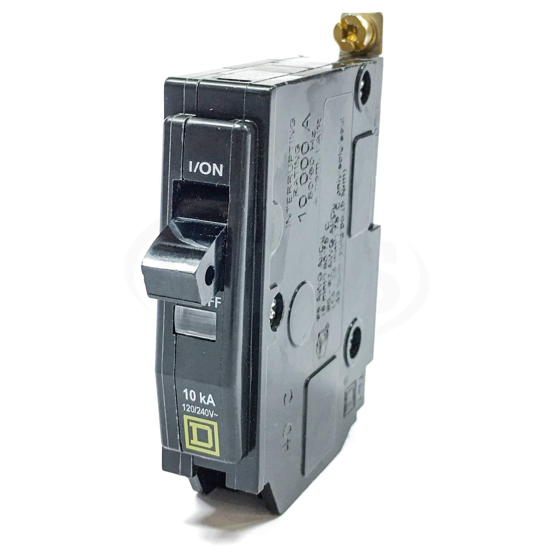 QOB120 Bolt On Circuit Breaker, 20A, 1 Pole, Qob