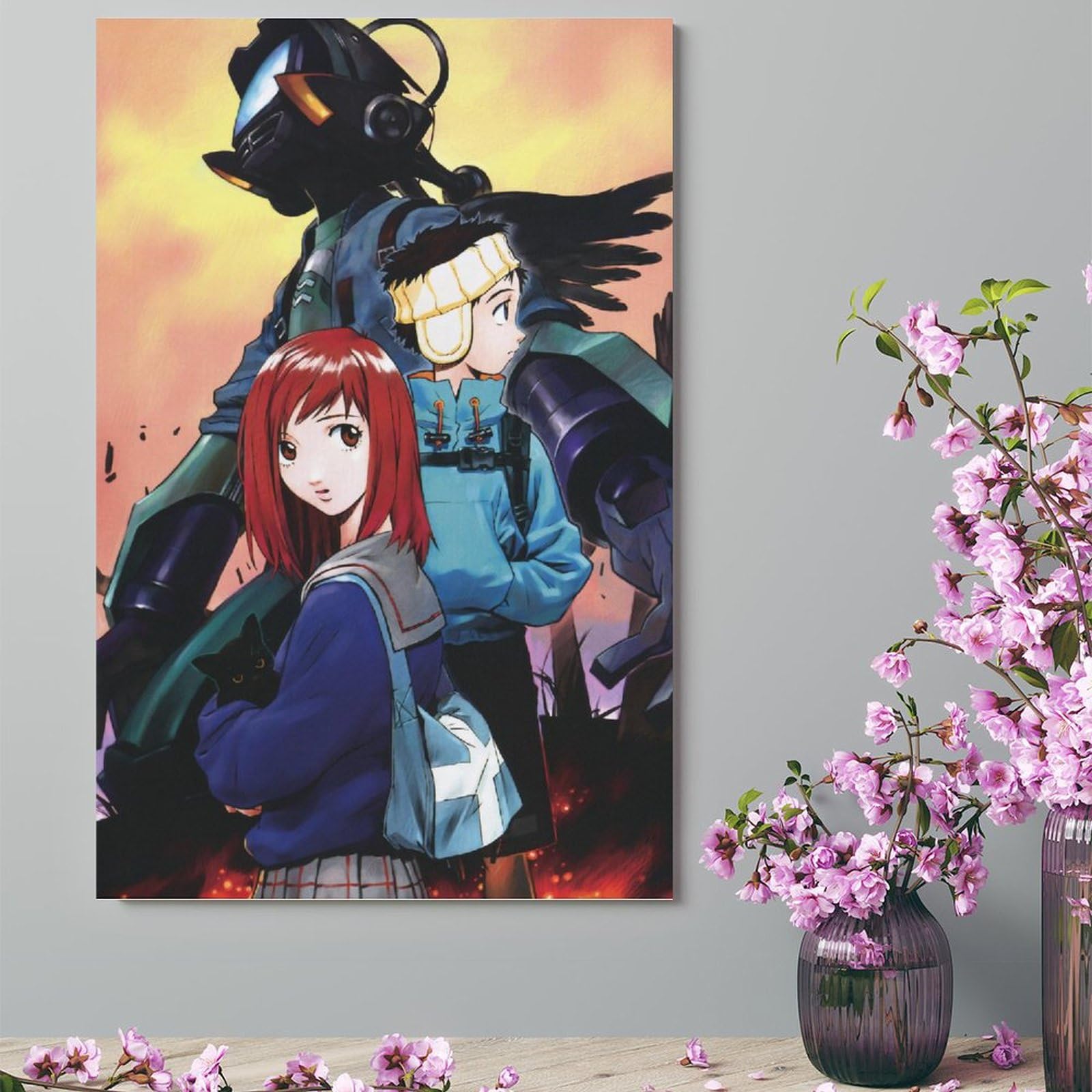 Amazon.co.jp: 絵画 大型 FLCL ナンダバ ナオ太 サメジマ マミ美