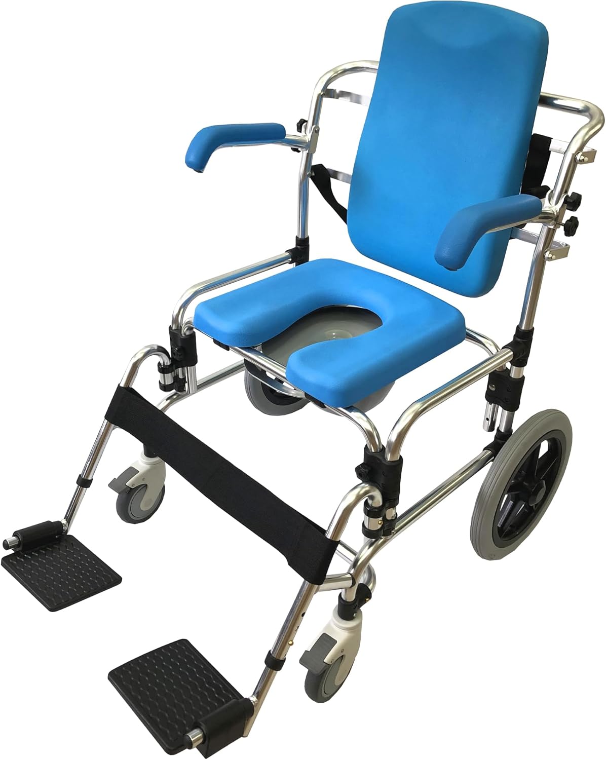 Baltic Professional Transport Shower/Commode Chair-Padded