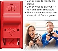 Vista 4 de RCM Jig, RCM Clip Tool Short Connector for N-Switch Joycon Jig Dongle for NS Recovery Mode, Used to Modify the Archive, Play the Simulator(Red)