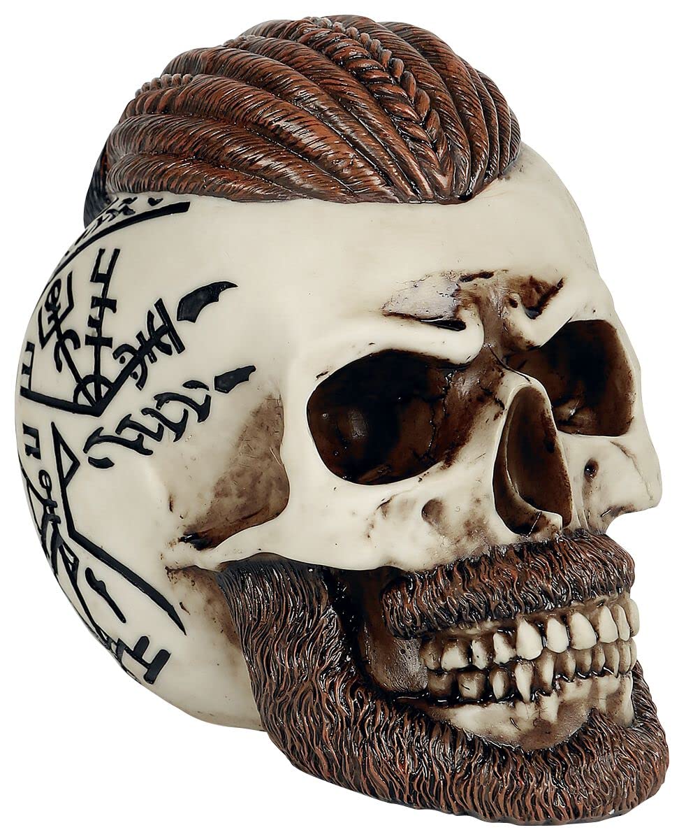 Nemesis Now - Scheletro Che Emerge Dal Teschio - Statuetta In Resina Dipinta A Mano 17,7 Cm - 2