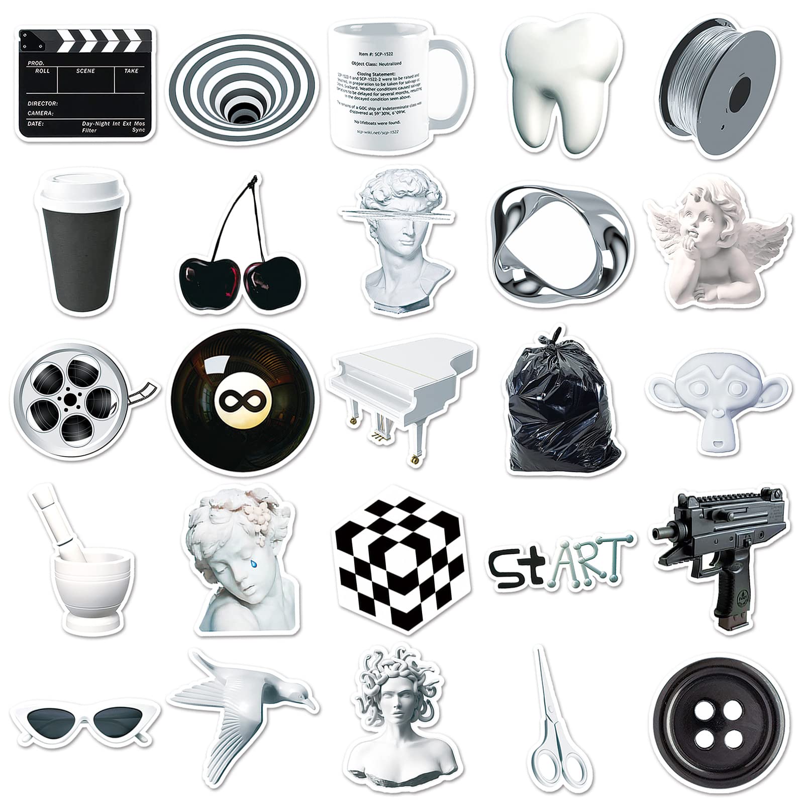 Lot De 50 Autocollants En Vinyle Motif Brocoli Pour Bouteille D'eau, Carnet, Scrapbooking, Skateboard, Valise, Pare-chocs, Vélo, Ordinateur Portable, Joli Autocollant Esthétique En Vinyle Végétal