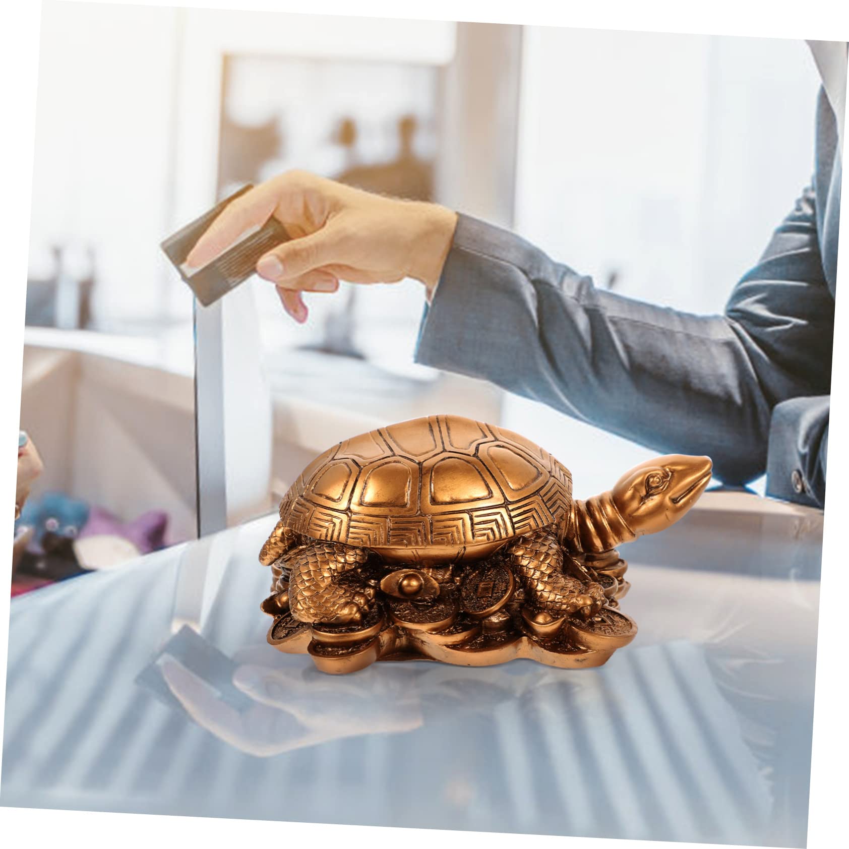 Amazon.co.jp: CAXUSD 樹脂製 幸運のおの亀 置物 デスクトップ Amazon.co.jp: CAXUSD 樹脂製 幸運のおの亀 置物 デスクトップ