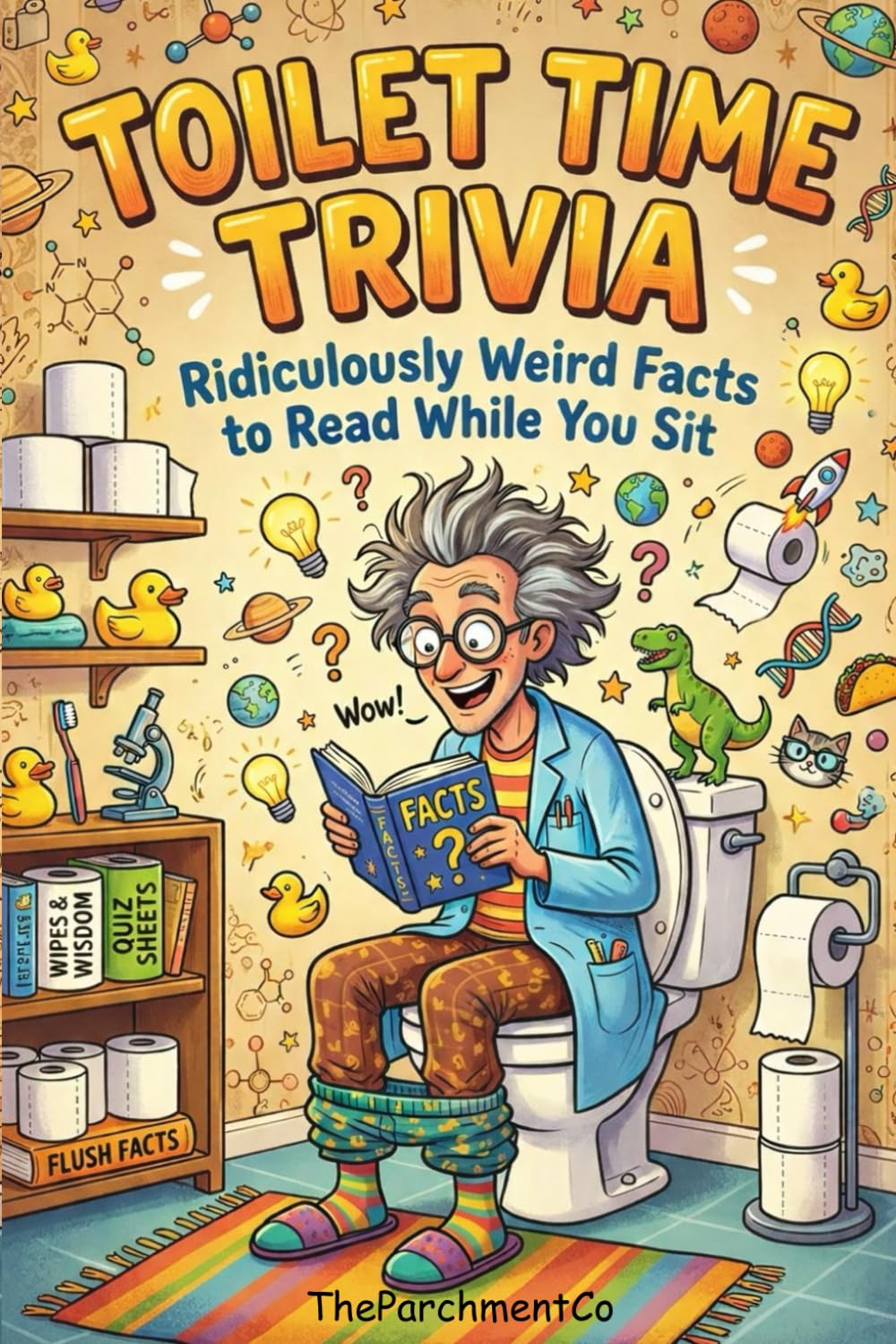 Toilet Time Trivia: Ridiculously Weird, Wild & Useless Facts to Read During Bathroom Breaks | Funny Random Knowledge, Bizarre Science, Strange History & Mind-Blowing 400+ facts