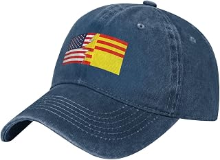 Flag of San Lorenzo and America Baseball Cap for Men Women Golf Dad Hat