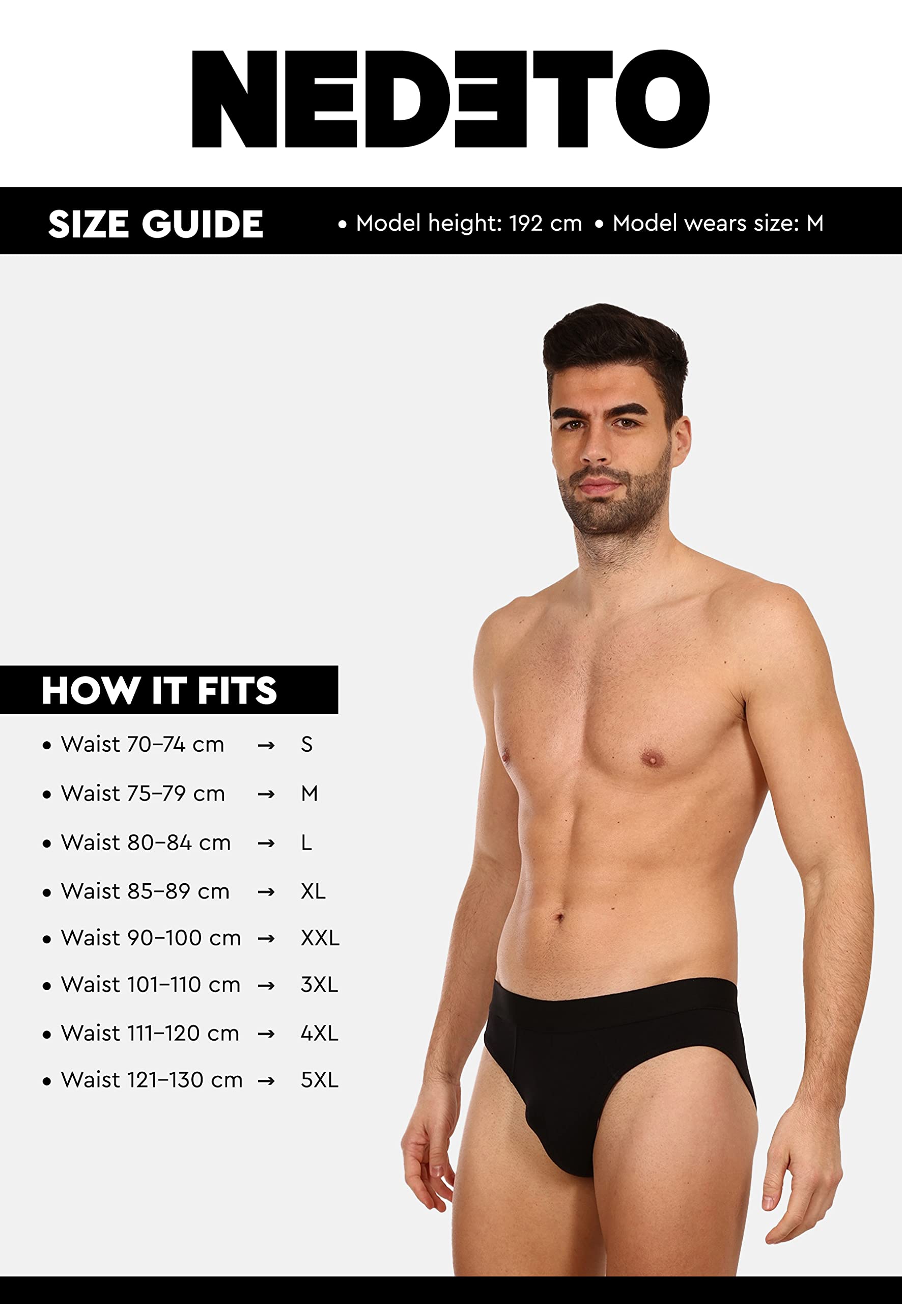 Pack Calzoncillos para hombre, color negro (3NDTS001)