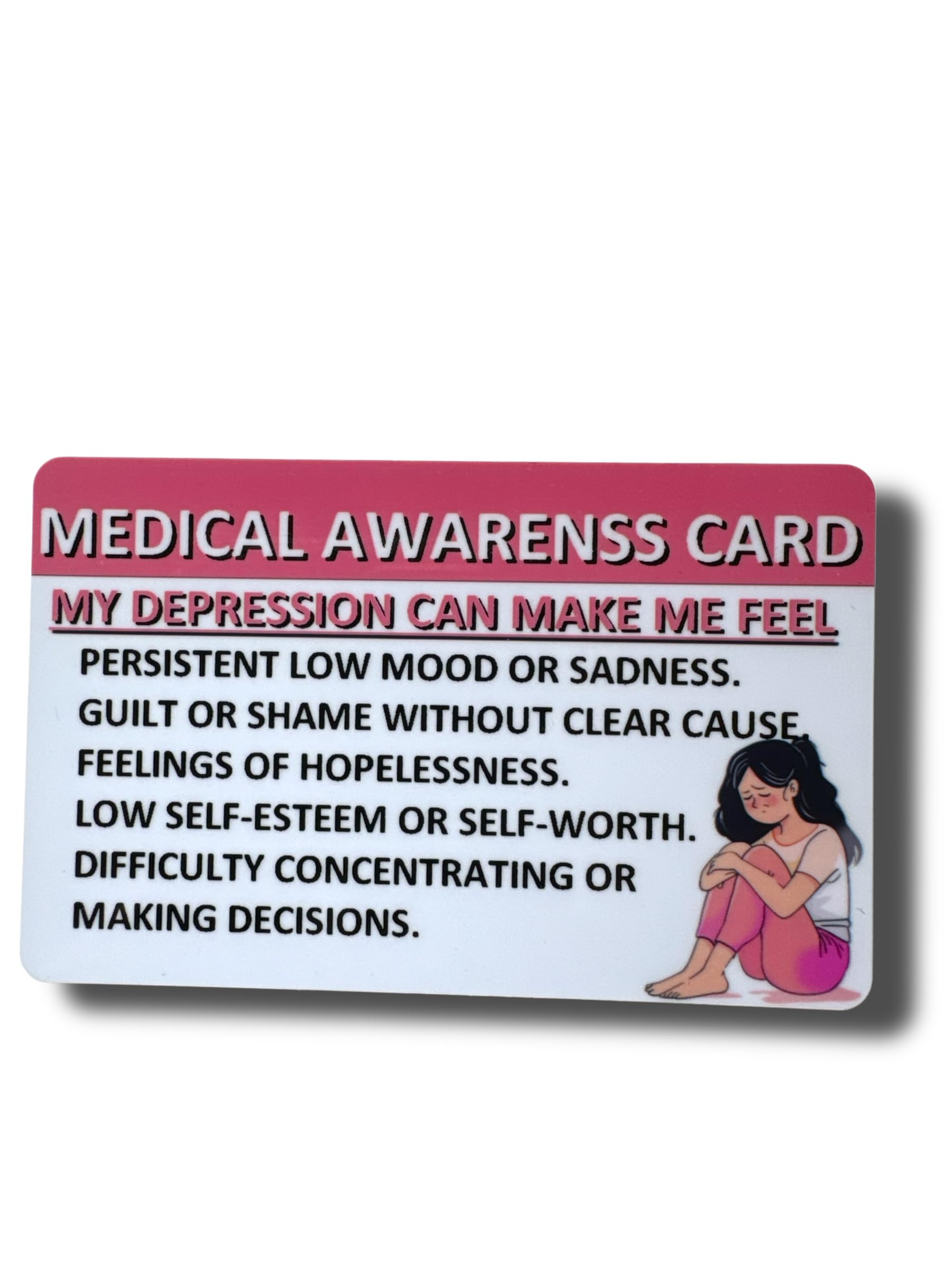 Medical Awareness Information Card (Depression)