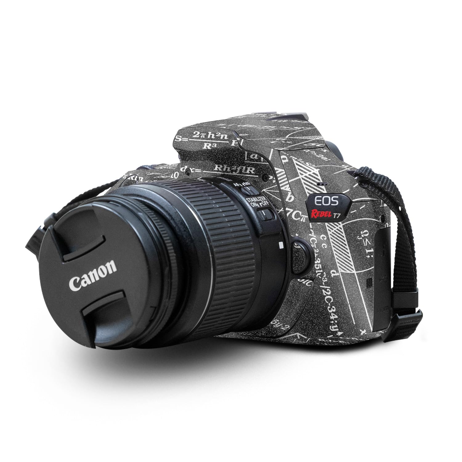 Glossy Glitter Skin Compatible with Canon EOS Rebel T7 Camera - Mathematical - Premium 3M Vinyl Protective Wrap Decal Cover - Easy to Apply | Crafted in The USA by MightySkins