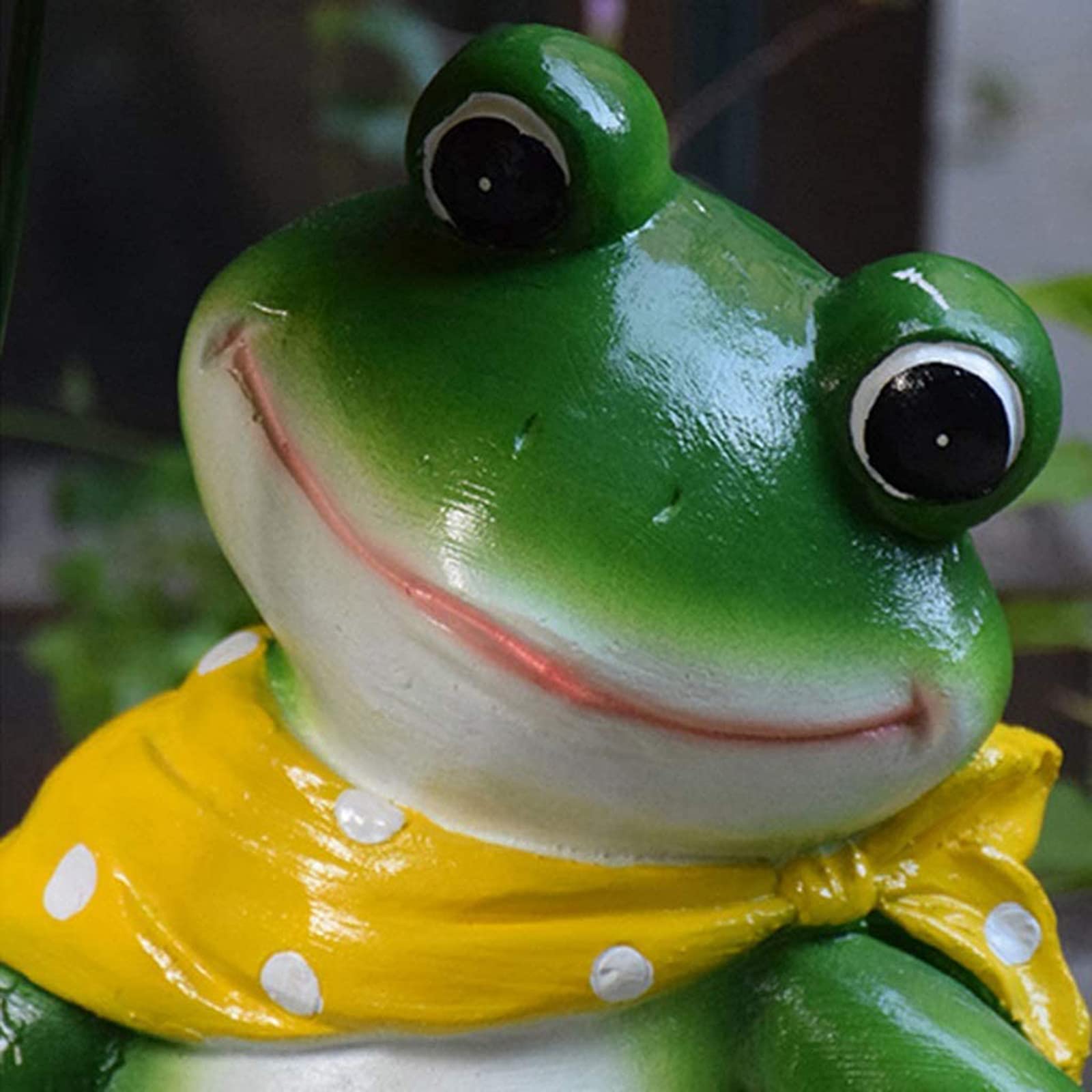 Statuette Grenouille En Brocoli Avec Parapluie - Décoration Originale En Résine - Pour Jardin, Salon, Bureau - 7