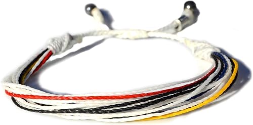 Miniatura 204 de Surfer Bracelets for Men - Handmade Surfer Rope Adjustable Friendship Bracelets - Surf String Bracelet for Couple Women Men Waterproof Beach Jewelry