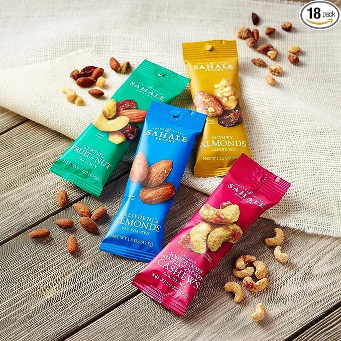 Image of Sahale Snacks Honey Almonds Glazed Mix, 1.5 Ounces (Pack of 36)