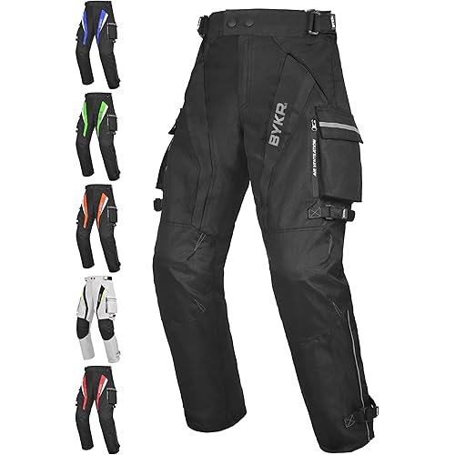 Motorcycle Pants for Men and Women Armored Cordura Overpants Enduro ATV Dual Sports Motocross Cargo Work Touring