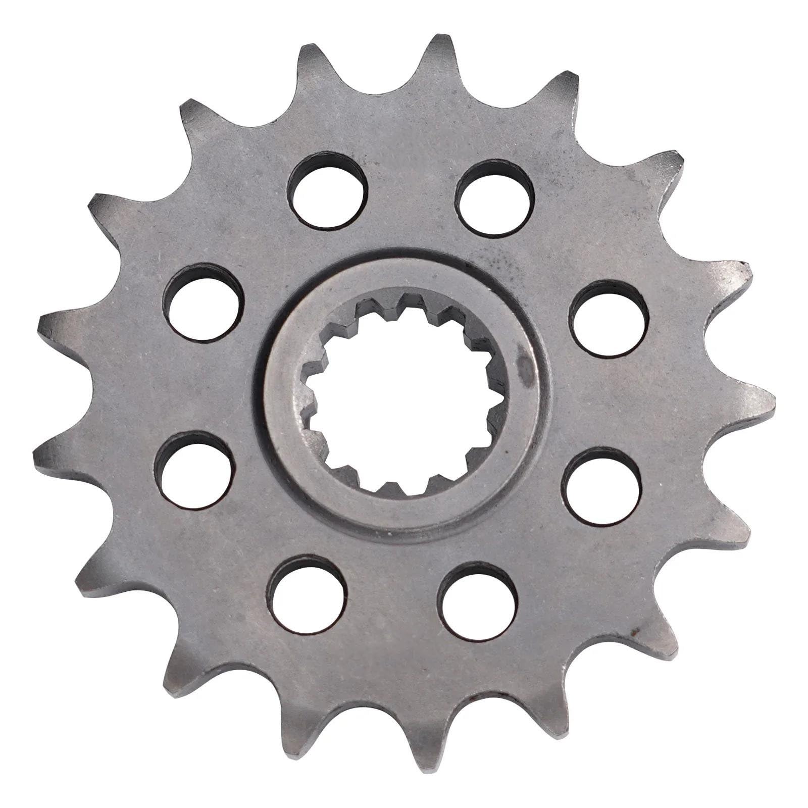 Piñón de transmisión para Yamaha FZR1000 R 1989-1995 GTS1000 93-00 YZF1000 1998-2000 FZR GTS YZF 1000 Piñón Y Corona para Motocicleta 530 CNC 17T 47T (Delantero Trasero)(17T)